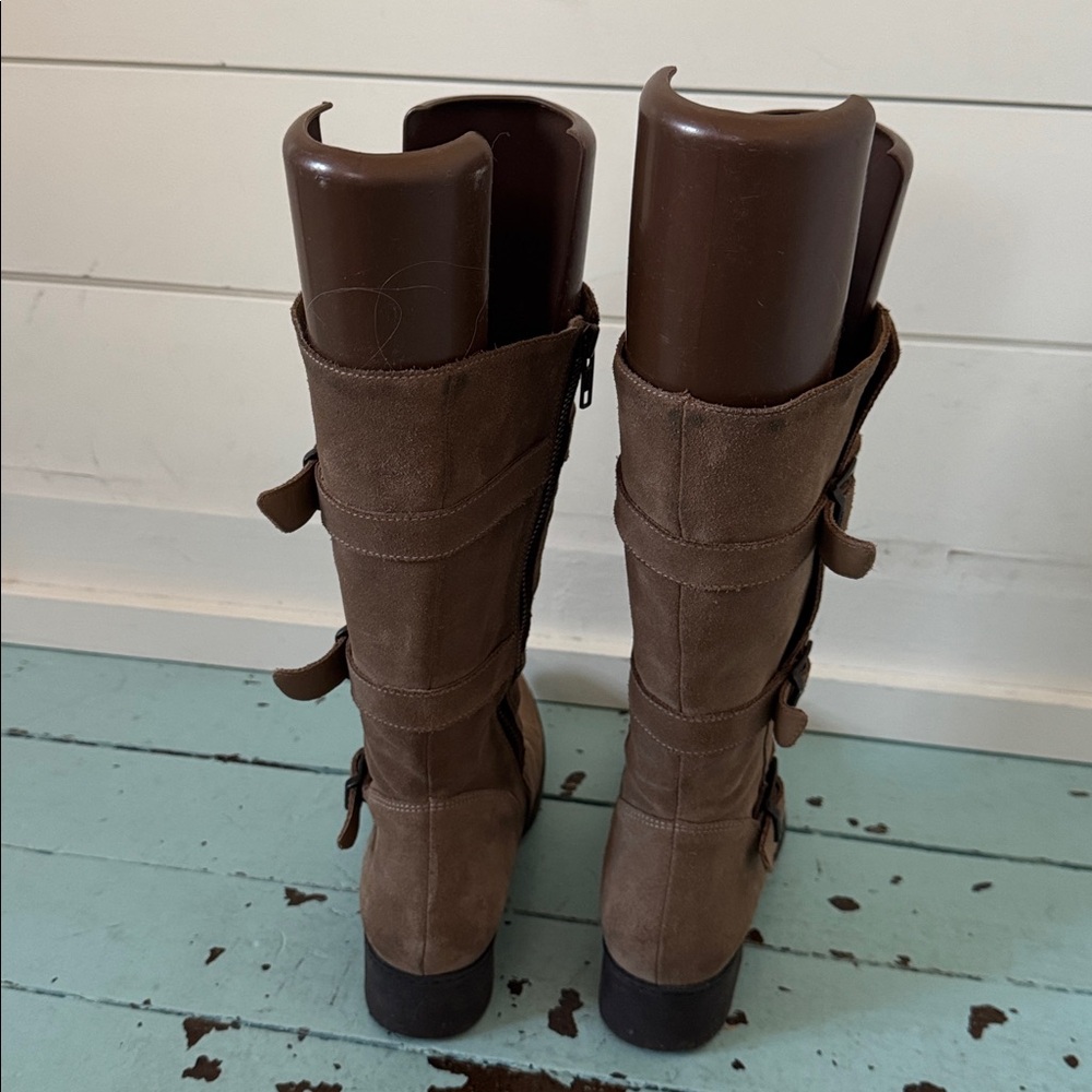 GEOX EU 361/2 (US 6.5) Suede Mid Calf Adjustable Buckles - Picture 6 of 17